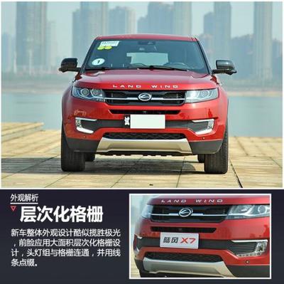 陆风全新紧凑SUV X7今日上市 预售13.5万元起-陆风,全新,suv,预售,万-东北网汽车